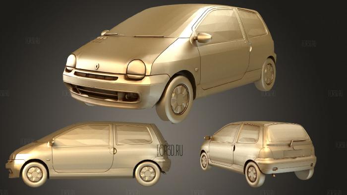 Renault Twingo stl model for CNC